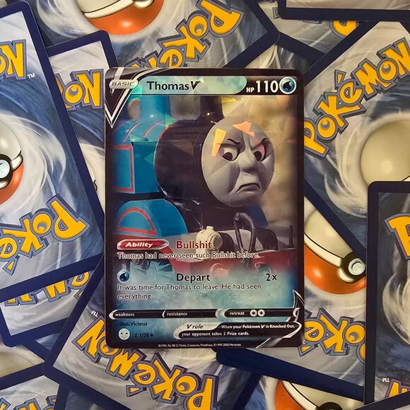 Thomas The Train Pokemon Card - Picture 1 of 10